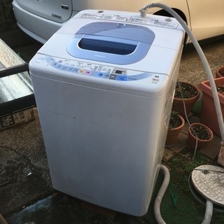 日立 乾燥機能付き洗濯機 7.0kg NW-7EX 2005年製 - 生活家電