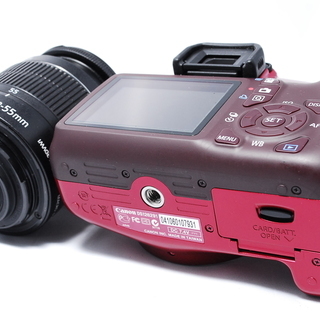 ✨鮮やかなレッド✨Canon Kiss X50 一眼レフ✨
