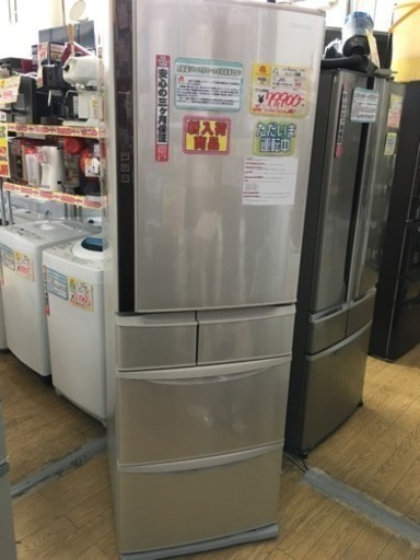 日本製 2016年製 Panasonicパナソニック 411L冷蔵庫 econavi NR-E431V-N