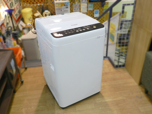 2015年製 パナソニック 6kg 全自動洗濯機 NA-F60PB8 Panasonic ☆ PayPay(ペイペイ)決済可能 ☆ 札幌市 清田区 平岡 2015年製 パナソニック 6kg 全自動洗濯機 NA-F60PB8 Panasonic