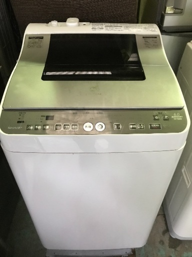 [シャープ]洗濯機 6k  Ag+イオンコート ES-TG60G