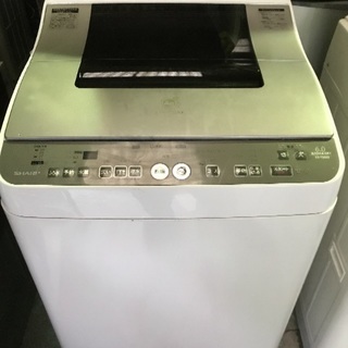 [シャープ]洗濯機 6k  Ag+イオンコート ES-TG60G 