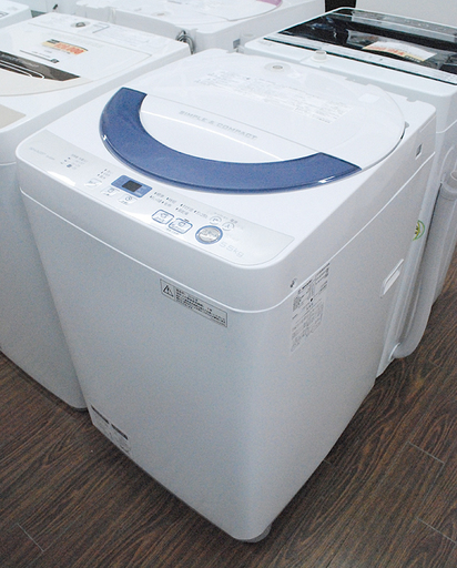札幌 シャープ 全自動洗濯機 ES-GE55R 5.5kg 2016年製 中古 動作品