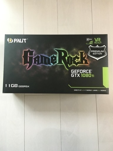『美品』Palit NVIDIAビデオカード GeForce GTX 1080 Ti GameRock Premium Edition メモリ11GB