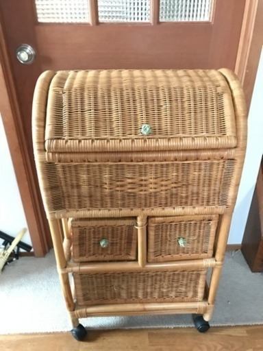 可愛いカゴの収納 ３月中旬まで Meimei 明石の収納家具 タンス 衣類収納 の中古あげます 譲ります ジモティーで不用品の処分