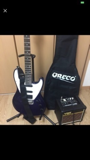 初心者さんへ  エレキギターのセットです