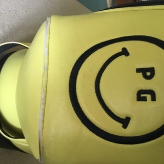 【PEARLY GATES（パーリーゲイツ ）】黄色  ニコちゃん キャディバック