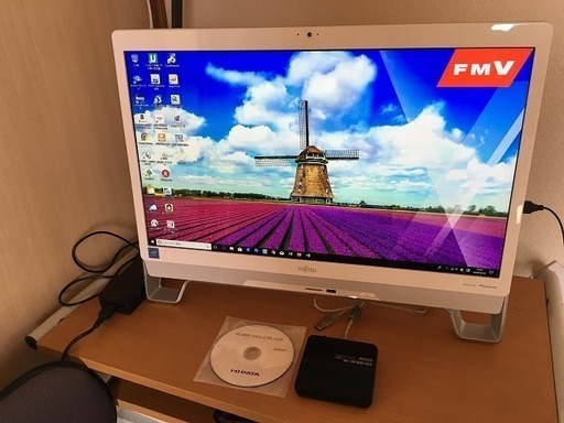 取引終了いたしました。  最終値下げ  中古良品 2015年製 Windows10 富士通 ESPRIMO FH52/WW 新品HDD1TB