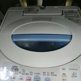 日立 全自動洗濯機4.2k NW-42FF 2007年製 中古品...
