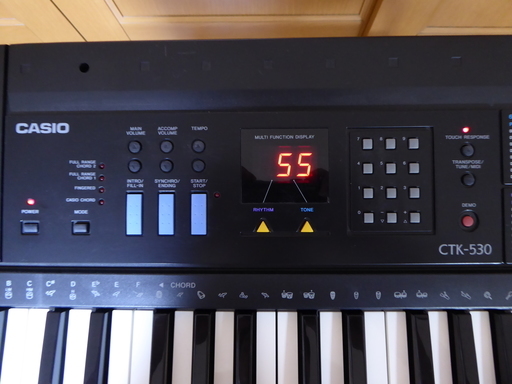 値下げ：カシオ電子ピアノCTK-530スタンド付き 引き取り限定 (スーパーＳＵ)  小田原の鍵盤楽器、ピアノの中古あげます・譲ります｜ジモティーで不用品の処分