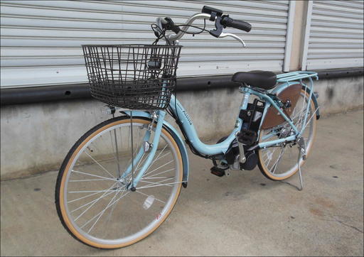 【値下げいたしました!】    ★★　極上美車！【ＢＳ　アシスタベーシック】第二弾！試乗程度の新古車です！　こちらは乗り易い２４インチ！　ブリジストン電動アシスト自転車のロングセラーモデル！　リアチャイルドシートｏｒリアバスケット格安にて対応いたします！　新車ご検討の方にも是非お勧めの１台！　お届けいたします！　★★