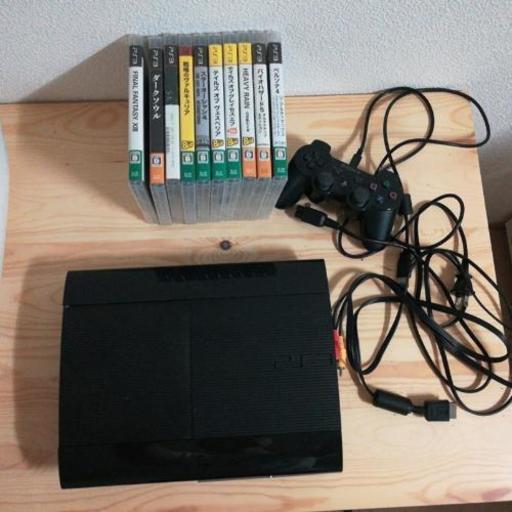 取引終了☆値下げしました☆PS3本体+ソフト10本セット