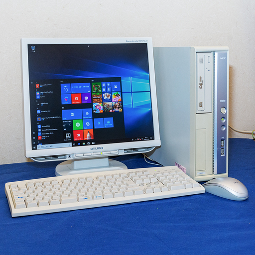 成立御礼!NEC Mate モニター,マウス、キーボード、セット 　Windows10Pro
