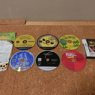 PS2ソフト・DSソフト・DVD・CD 7点セット 動作不良品あり