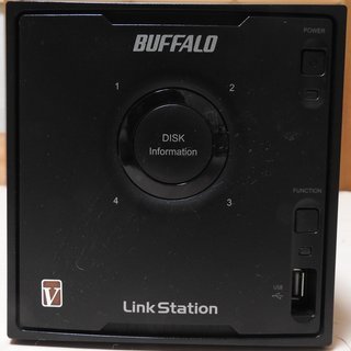 中古 16TB(4TBx4)NAS BUFFALO Link Station LS-QVL/5R HDD