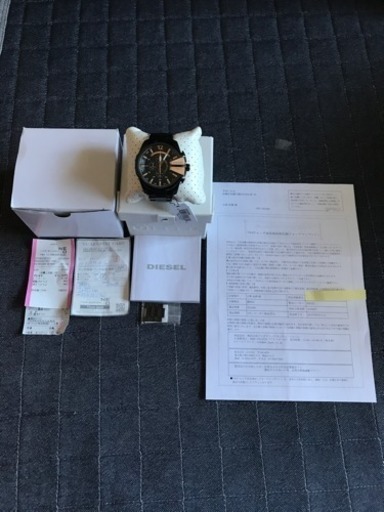 中古 電池・本体保証有りディーゼルdiesel DIESEL 腕時計 dz-4309