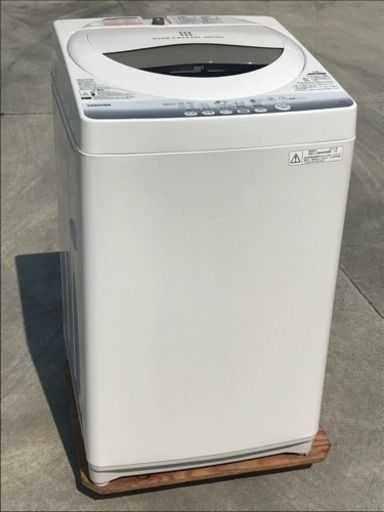 美品！東芝 洗濯機 5kg 2014年製 風乾燥