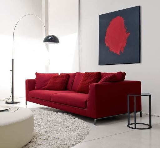 B\u0026B Italia Ray Sofa (赤) レイ ソファー　（原価：1056,000）