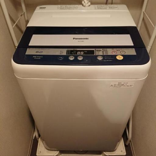 Panasonic 洗濯機 6kg 2013年製