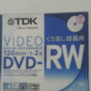 ★新品・未使用品★繰り返し録画用DVD（1枚）★差し上げます。