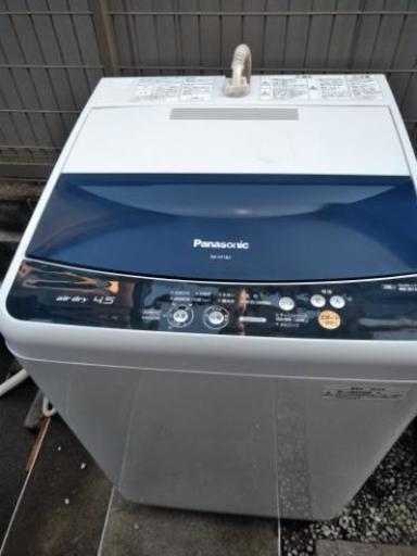 取引中 パナソニック PANASONIC NA-F45B2 簡易乾燥機能付き洗濯機 4.5kg 2010年製