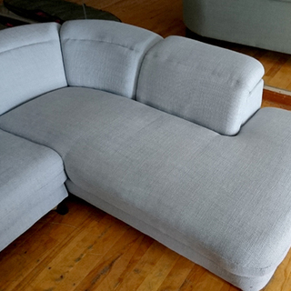 美品 札幌 引き取り ニトリ 布張りコーナーソファ カエルム L字 4～5人掛け -ニンテンドー Switch lite