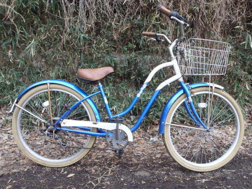 レインボーのビーチクルーザー　中古自転車　148