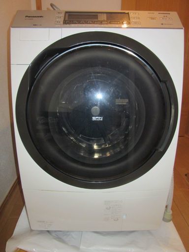 【Panasonic 15年式 NA-VX8500R 10kg洗い 6kg乾燥 ドラム式洗濯機】