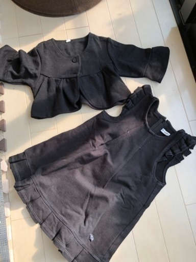 黒ワンピースとカーディガン90サイズ さちまる 神戸のキッズ用品 子供服 の中古あげます 譲ります ジモティーで不用品の処分