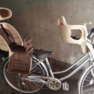 自転車　チャイルドシート付き