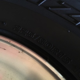 値下げ　225/80/R15 ブリザック 美品