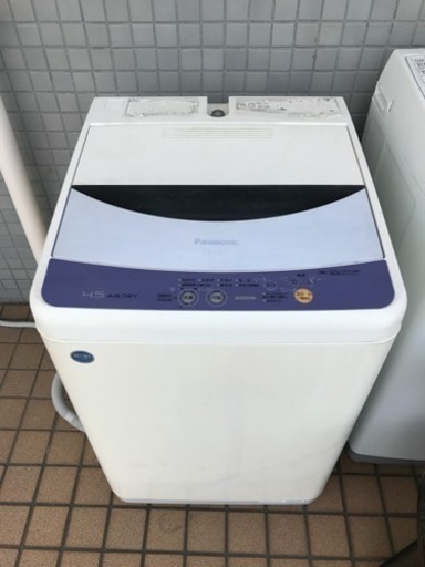 09年製　Panasonic4.5キロ洗濯機　中古　リサイクルショップ宮崎屋18.3.12