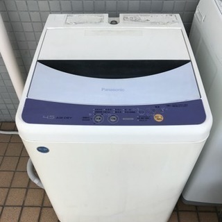 09年製　Panasonic4.5キロ洗濯機　中古　リサイクルシ...