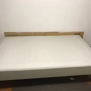【3日間限定値下げ】IKEA  セミダブル ベッド 脚付マットレ...