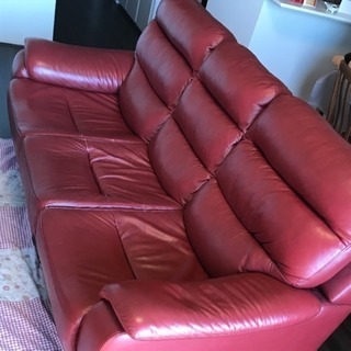 関家具 本皮ソファー  ロゼット