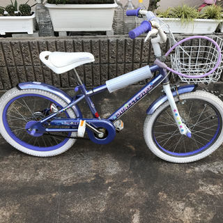 【中古】18インチASAHI製の子供用自転車（女の子）