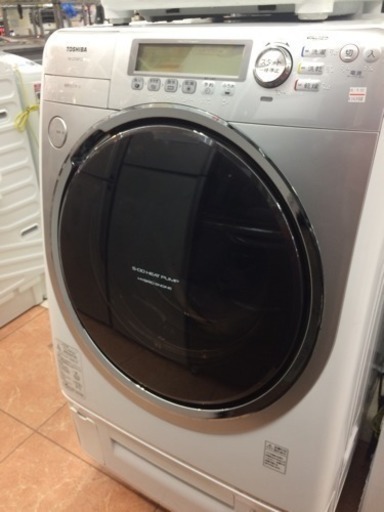 TOSHIBA  9/6kgドラム式洗濯機   TW-Q700R