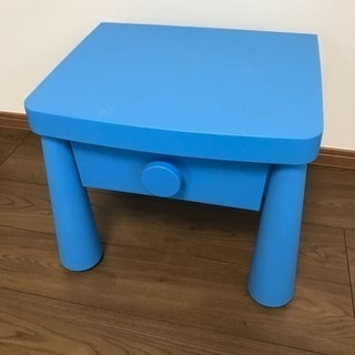 【値下】IKEA キッズデスク 青 机