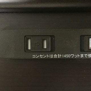 １年弱使用　クイーンサイズベッド　LED照明＆コンセント２口　USB１口