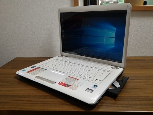 お取引中)美品 Win10ノート Office 高速デュアルコア メモリ4G HDD320G 無線 DVD-RW