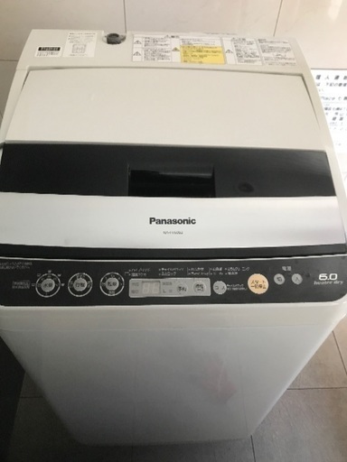 Panasonic  6キロ洗濯乾燥機 NA-FV60B2 2012年製
