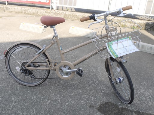 ブリヂストン マークローザ 20インチ 自転車 ギア付き 中古車 防犯登録可能 店頭引き取り可能 サドル新品