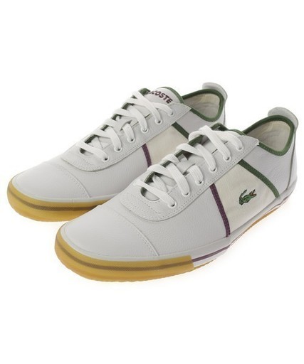 ☆LACOSTE/ラコステ ワンポイント ローカットスニーカー/メンズ/43☆新品