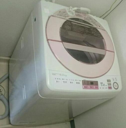 シャープ 8.0kg洗濯機（簡易乾燥付） ES−GV8A