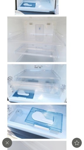三菱《ノンフロン3ドア冷凍冷蔵庫》MR-C34R-B　335L　10年製