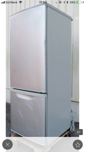 Panasonic《ノンフロン2ドア冷凍冷蔵庫》NR-B172W-S　168L　1人暮らしetc
