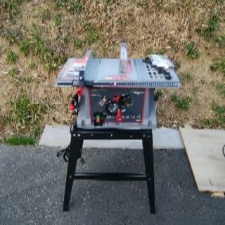 木工用テーブルソー255ミリ刃、ほとんど使っていません。藤原工業製品