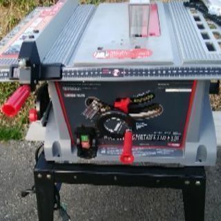 木工用テーブルソー255ミリ刃、ほとんど使っていません。藤原工業製品