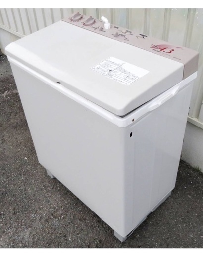 三菱電機《2槽式洗濯機》CW-C43A1-H　4.3kg　08年