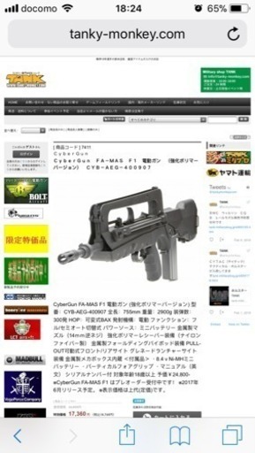 その他 asgk CyberGun FA-MAS F1